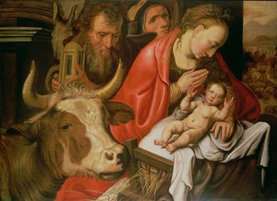 De Aanbidding van de Herders door Pieter Aertsen